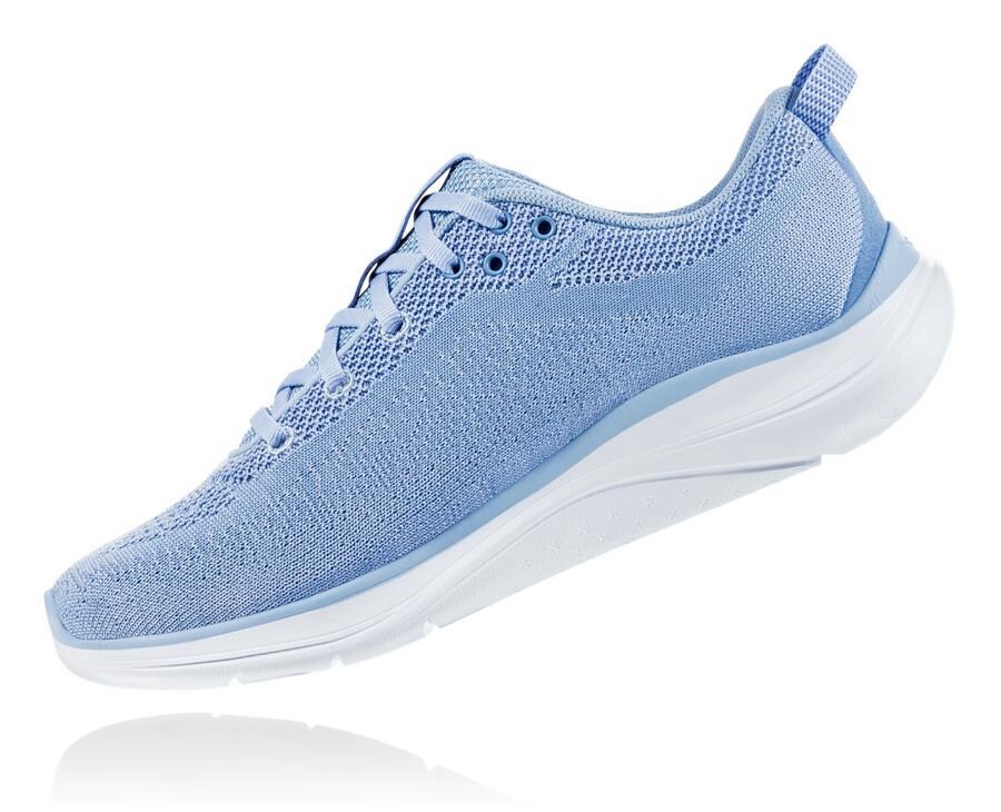 Tenis Hoka One One Mujer Azules/Blancos - Hupana Flow - ILNS16027